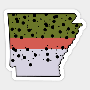 Arkansas trout Sticker